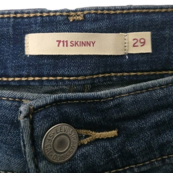 Levis Womens High Waisted Skinny Jeans - 29 Waist - Picture 3 of 4